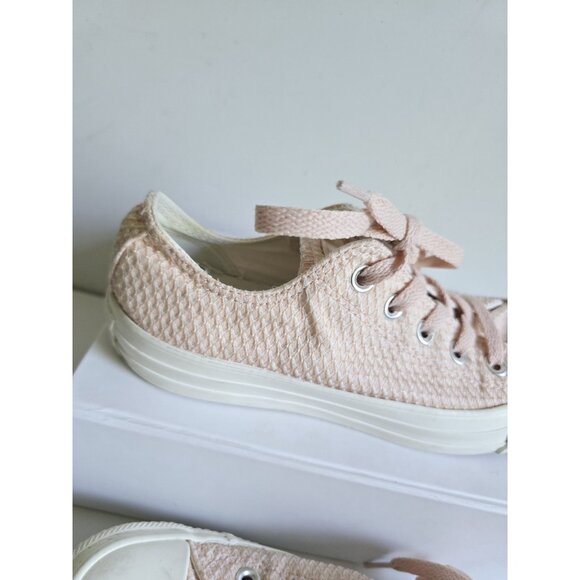 Converse Chuck Taylor All Star Blush Pink Texture Lace Up Women Sneakers Shoes 6 - Picture 6 of 11